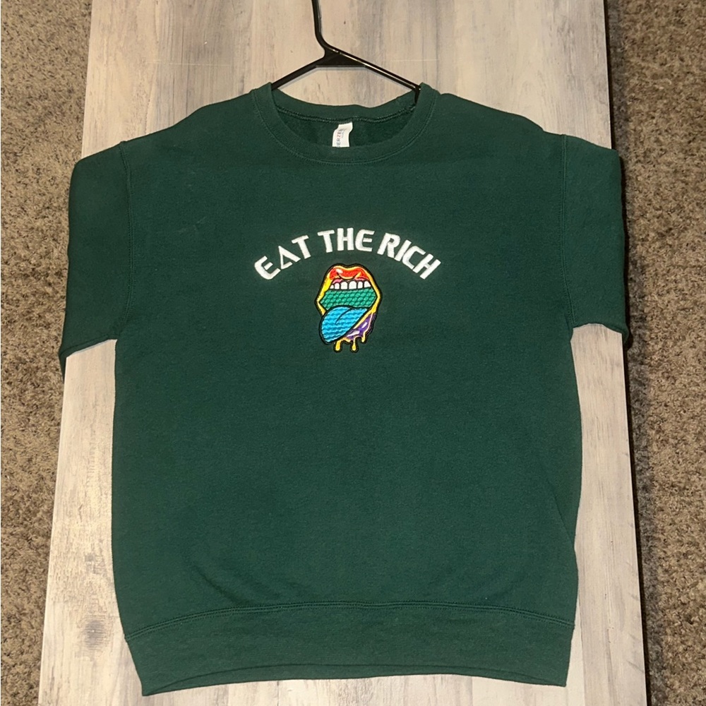 Green Graphic Sweatshirt